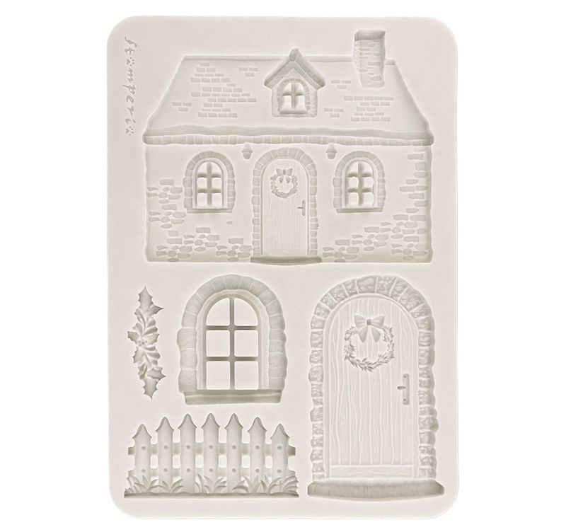 Stamperia - A5 Silicone Mould - Christmas Cottage