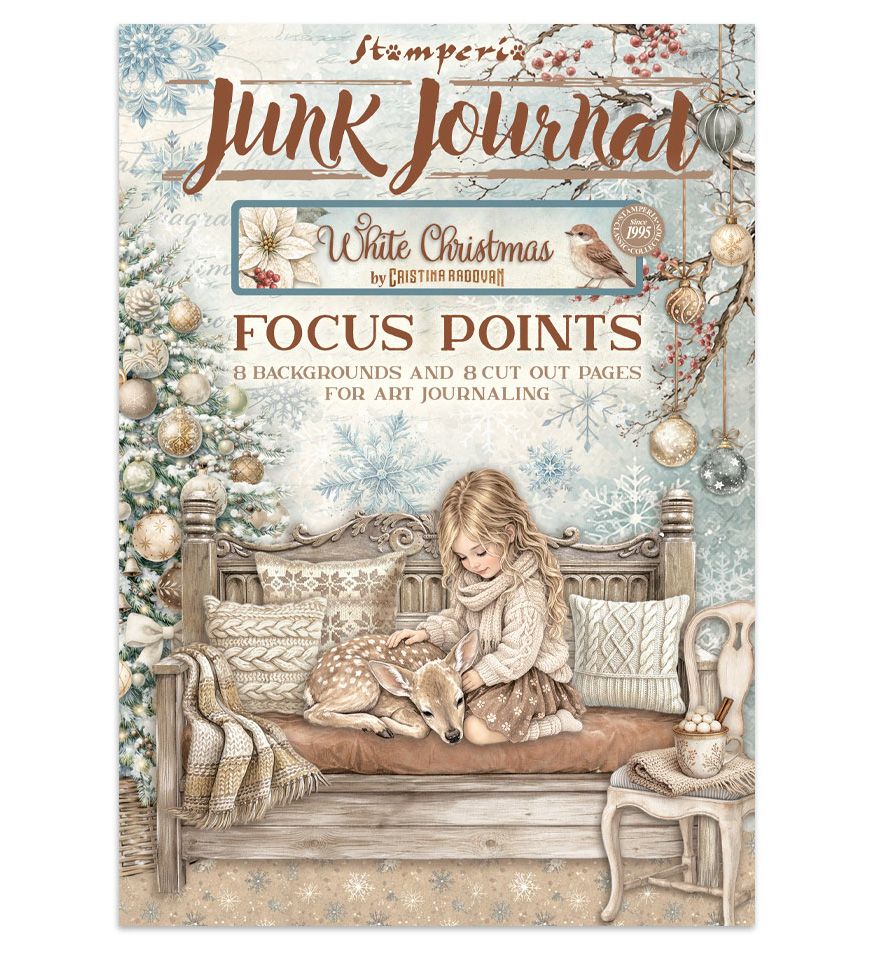 Stamperia - White Christmas - A5 Junk Journal Focus Points