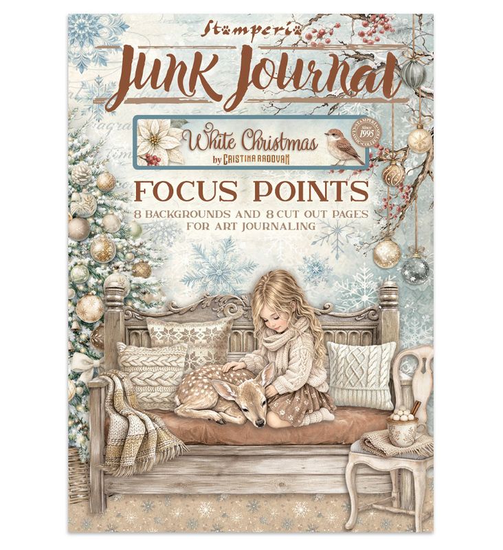 Stamperia - White Christmas - A5 Junk Journal Focus Points
