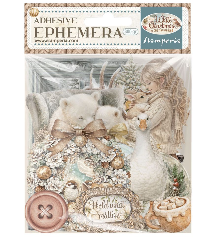 Stamperia - White Christmas - Ephemera