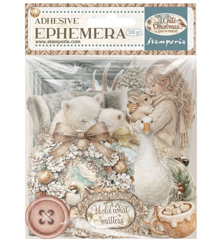 Stamperia - White Christmas - Ephemera