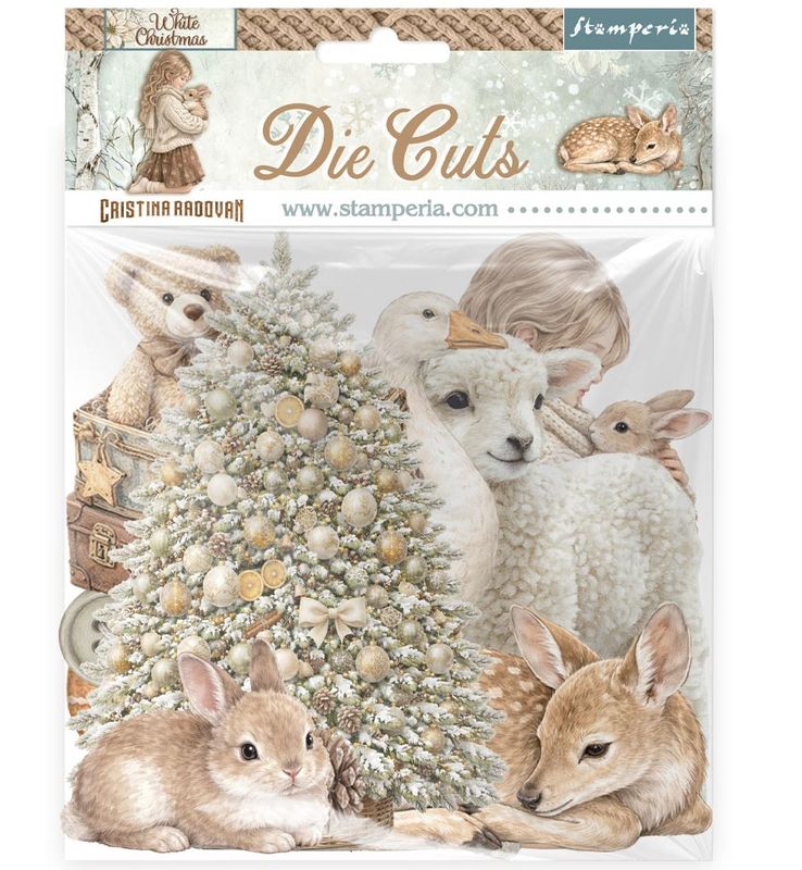 Stamperia - White Christmas - Die-Cuts