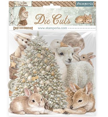 Stamperia - White Christmas - Die-Cuts