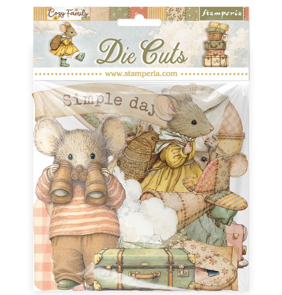 Stamperia - Cozy Family - Die-Cuts