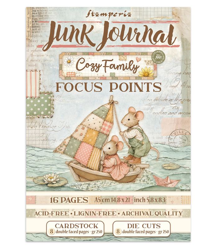 Stamperia - Cozy Family - A5 Junk Journal Focus Points
