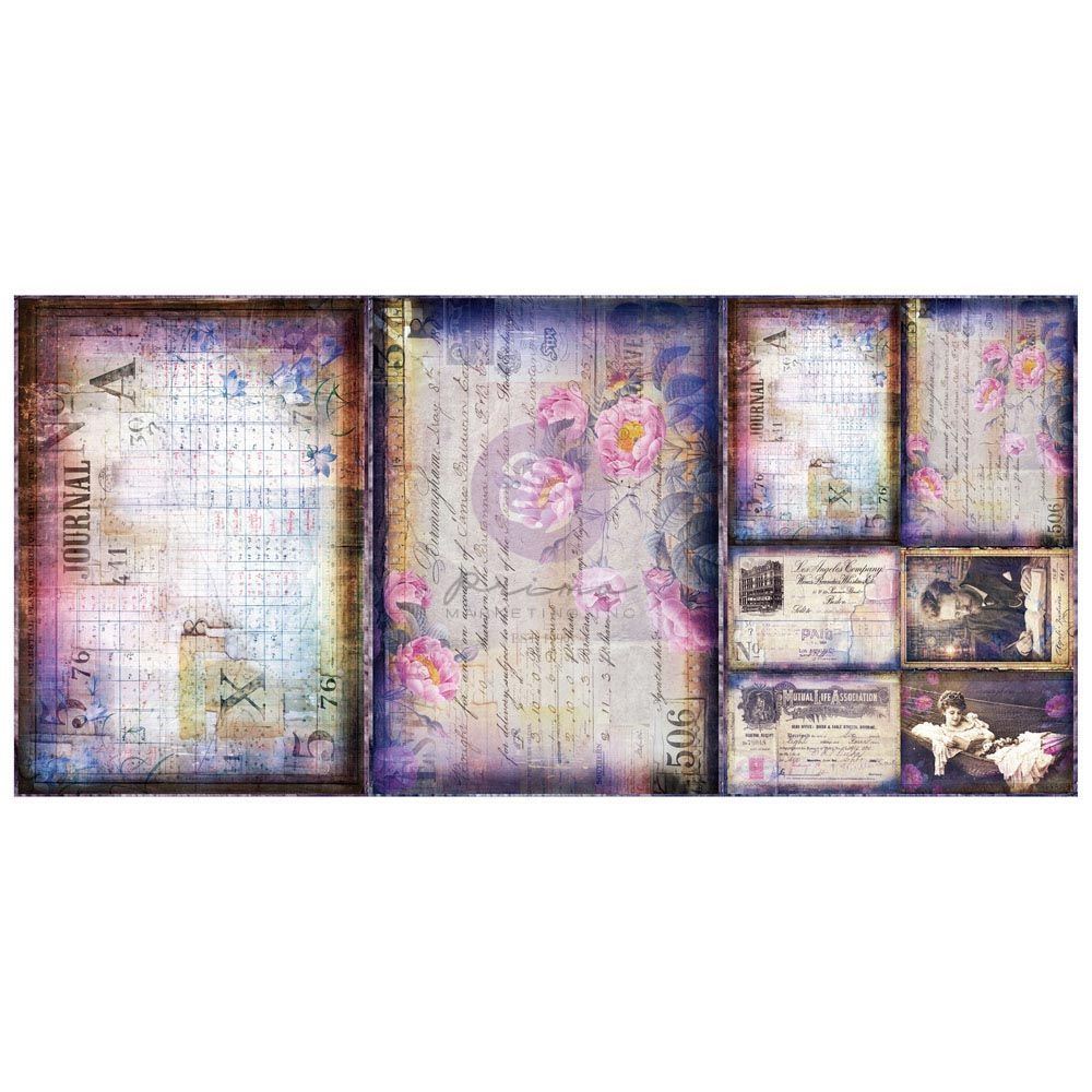Prima Marketing - Finnabair - A3 Decoupage Fiber Sheet Set - 11.7 Prima Marketing - Finnabair - A3 Decoupage Fiber Sheet Set - 11.7"x16.5" - Archivist’s Dreams