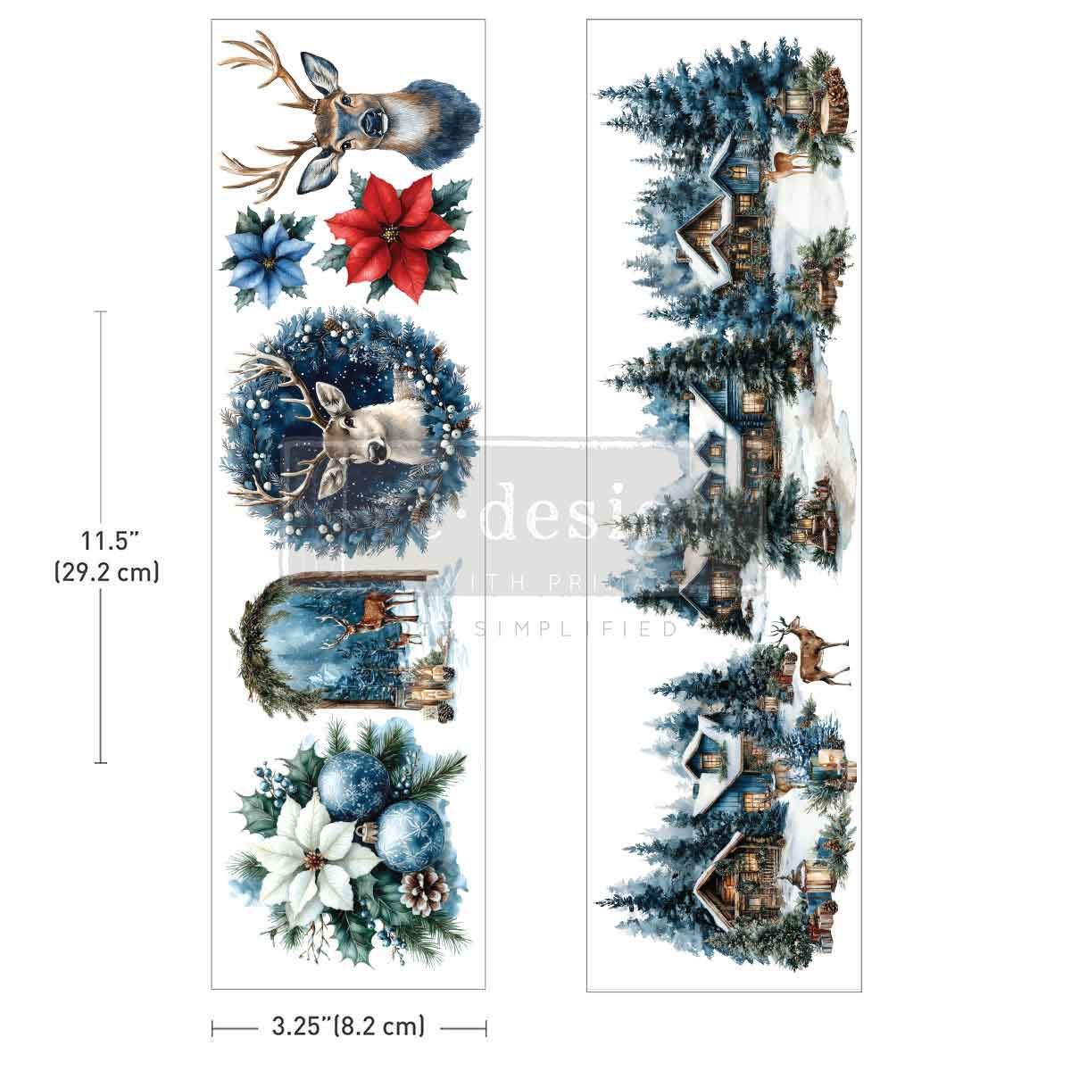 Prima Marketing Re-Design - Luxe Transfer - Blue Ridge Winter