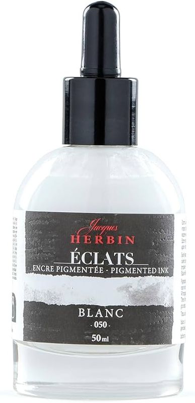 Jacques Herbin - Eclats -  Pigment Ink - 50ml - White