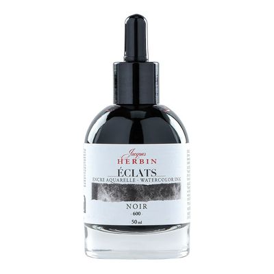 Jacques Herbin - Eclats -  Watercolour Ink - 50ml - Black