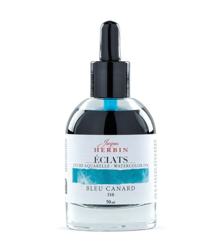Jacques Herbin - Eclats -  Watercolour Ink - 50ml - Teal