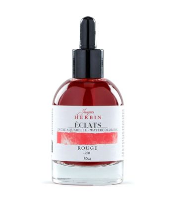 Jacques Herbin - Eclats -  Watercolour Ink - 50ml - Red