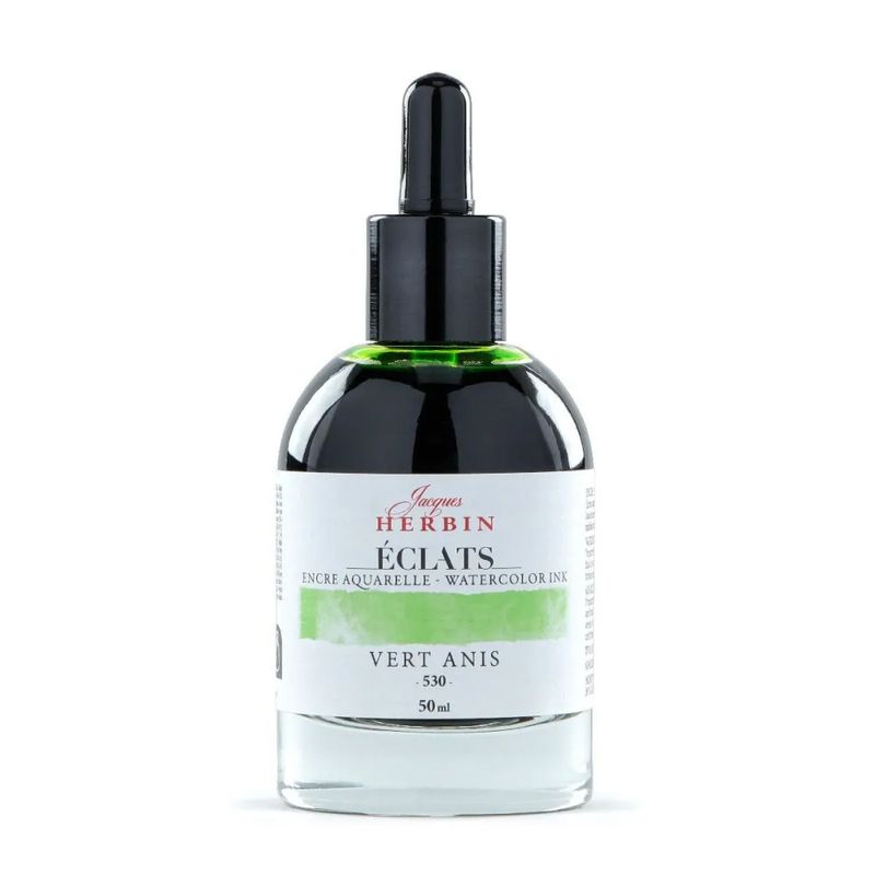 Jacques Herbin - Eclats -  Watercolour Ink - 50ml - Anise Green