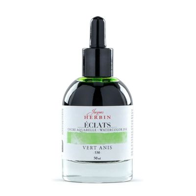 Jacques Herbin - Eclats -  Watercolour Ink - 50ml - Anise Green
