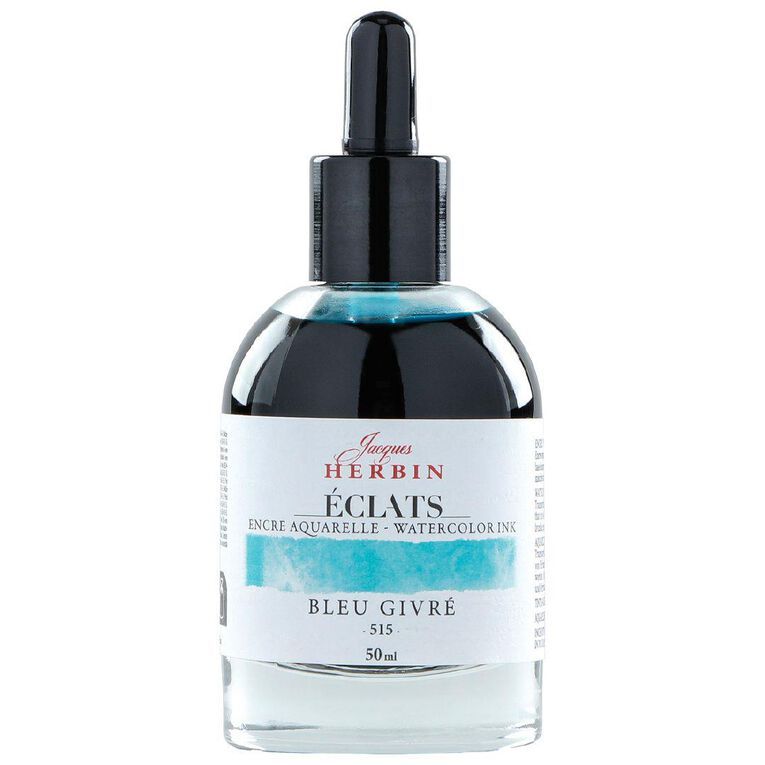 Jacques Herbin - Eclats -  Watercolour Ink - 50ml - Ice Blue