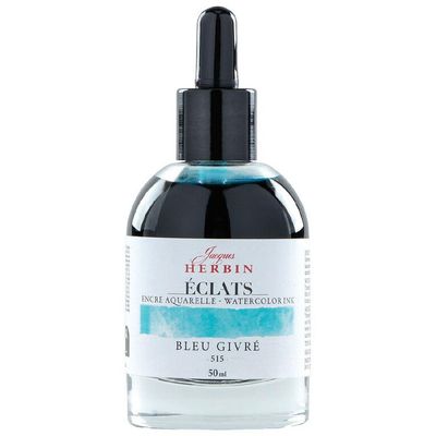 Jacques Herbin - Eclats -  Watercolour Ink - 50ml - Ice Blue