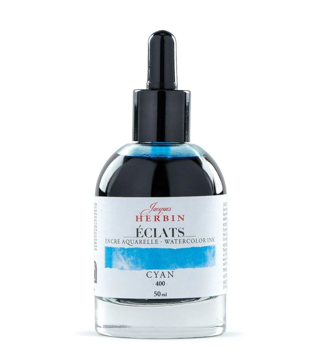 Jacques Herbin - Eclats -  Watercolour Ink - 50ml - Cyan