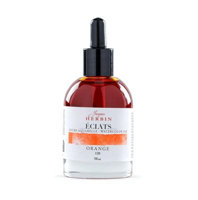 Jacques Herbin - Eclats -  Watercolour Ink - 50ml -  Orange