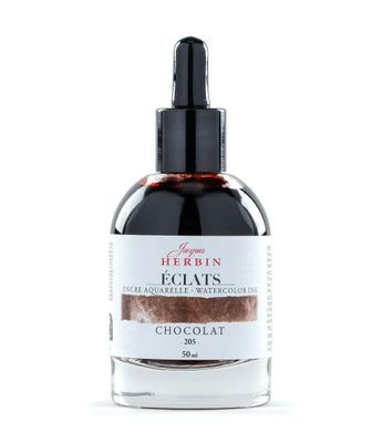 Jacques Herbin - Eclats -  Watercolour Ink - 50ml - Chocolate