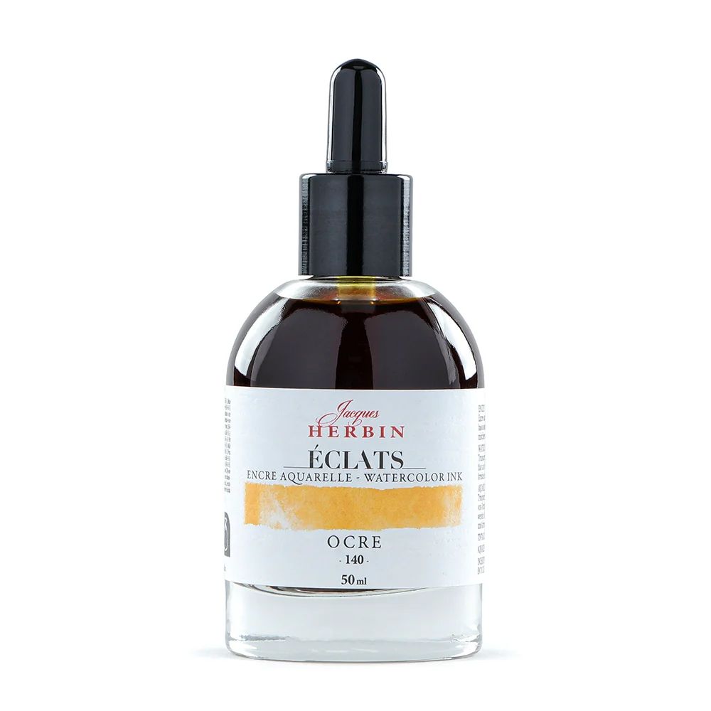 Jacques Herbin - Eclats -  Watercolour Ink - 50ml -  Ochre