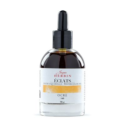 Jacques Herbin - Eclats -  Watercolour Ink - 50ml -  Ochre