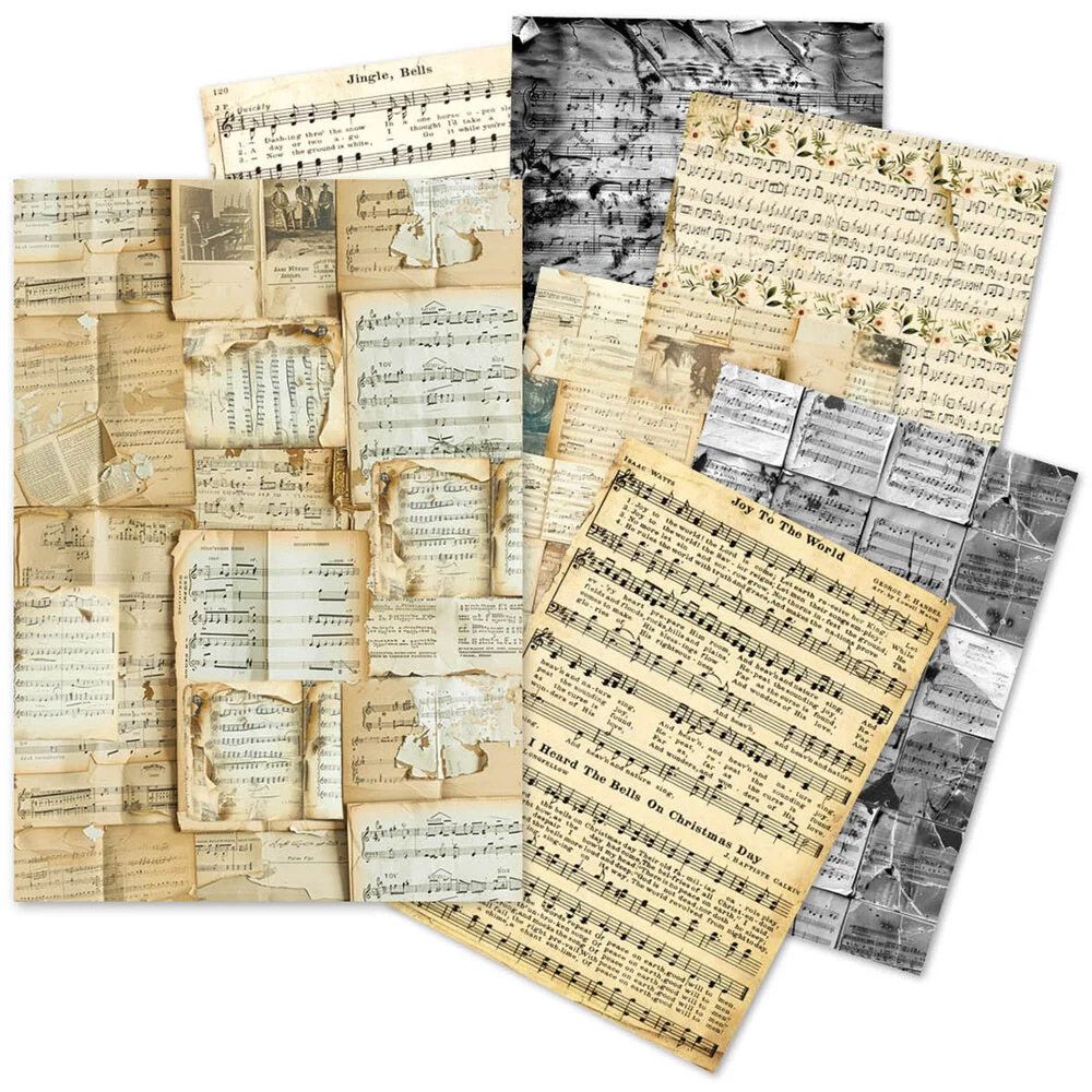 Ciao Bella - A5 Tissue Paper Pack - 24 Sheets - Music