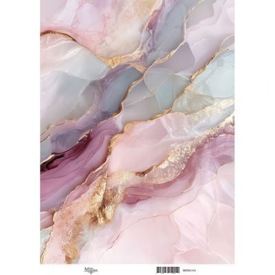 Maja's Memories - 30x42cm Rice Paper - Geode Background