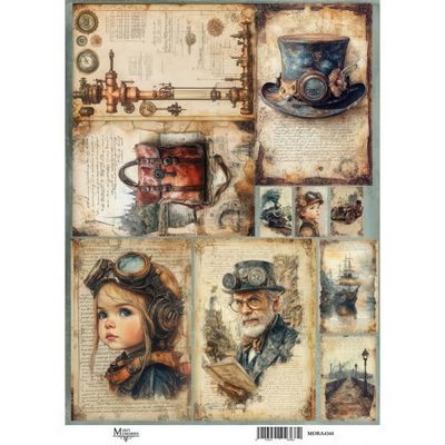 Maja's Memories - 22.5x32cm Rice Paper - Vintage Travellers