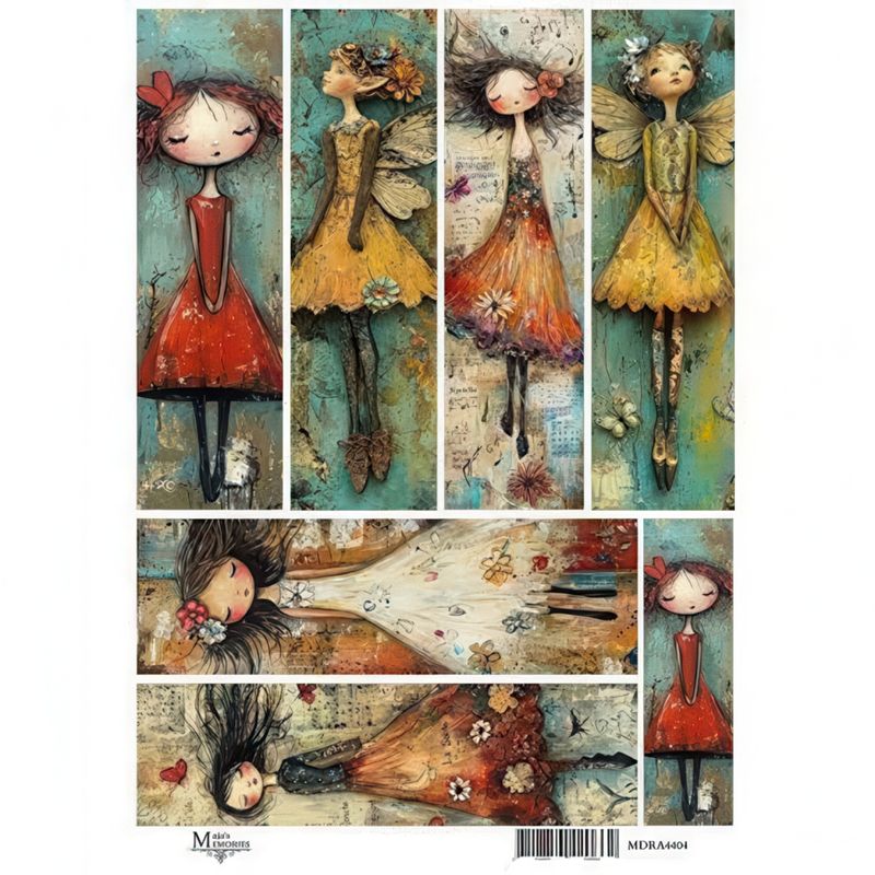 Maja's Memories - 22.5x32cm Rice Paper - Fairy Girls