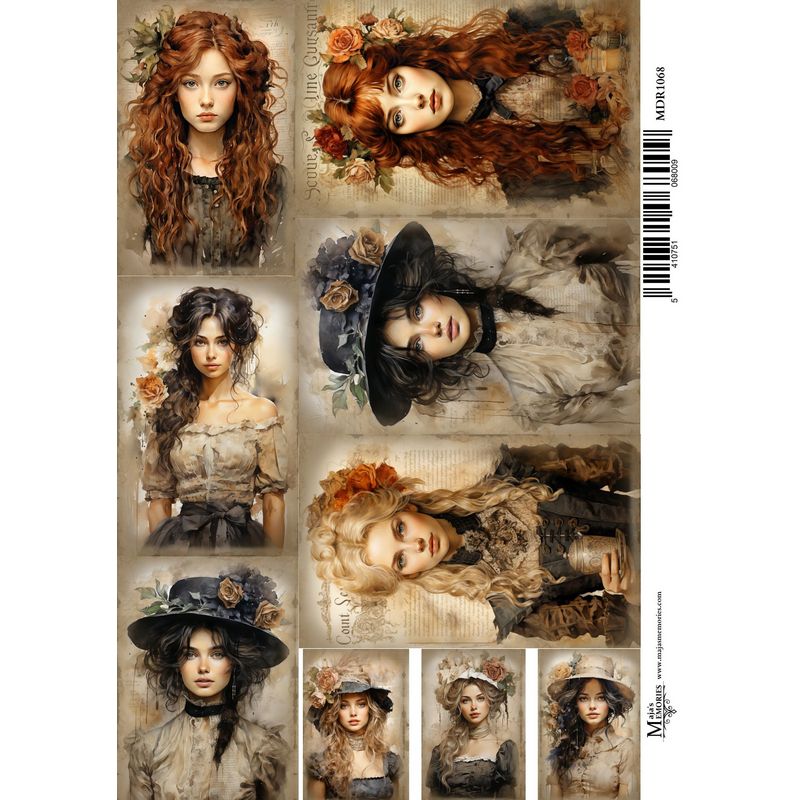 Maja's Memories - 30x42cm Rice Paper - Portraits