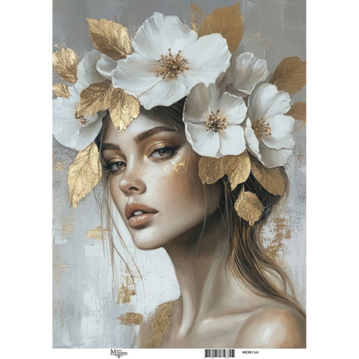 Maja's Memories - 30x42cm Rice Paper - Portrait with Gold