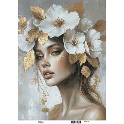 Maja's Memories - 30x42cm Rice Paper - Portrait with Gold
