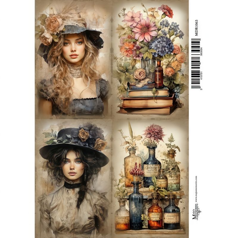 Maja's Memories - 30x42cm Rice Paper - Portrait Cards