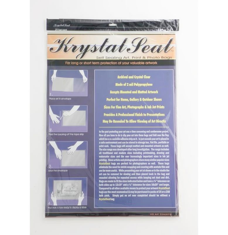 Krystal Seal - Self Sealing Art Bags - 18" x 24"