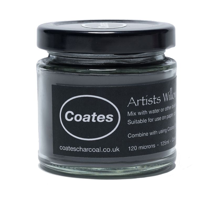 Coates - Artists Willow Charcoal Powder - 125ml Jar