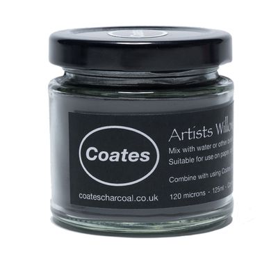 Coates - Artists Willow Charcoal Powder - 125ml Jar