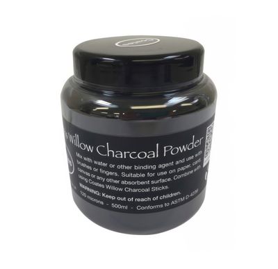 Coates - Artists Willow Charcoal Powder - 500ml Jar