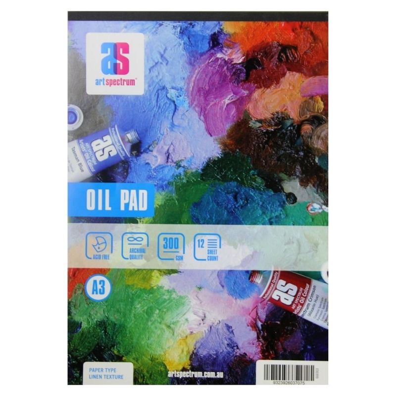 Art Spectrum - A3 Oil Paper Pad - 300gsm - 12 Sheets