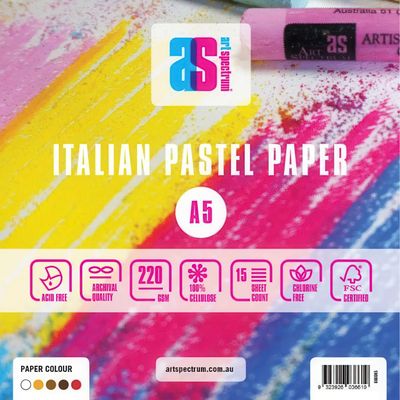Art Spectrum - A5 Italian Pastel Pad - Australian Colours
