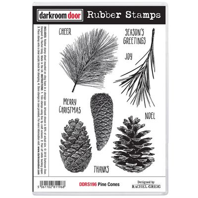Darkroom Door - Rubber Stamp Set - Pine Cones