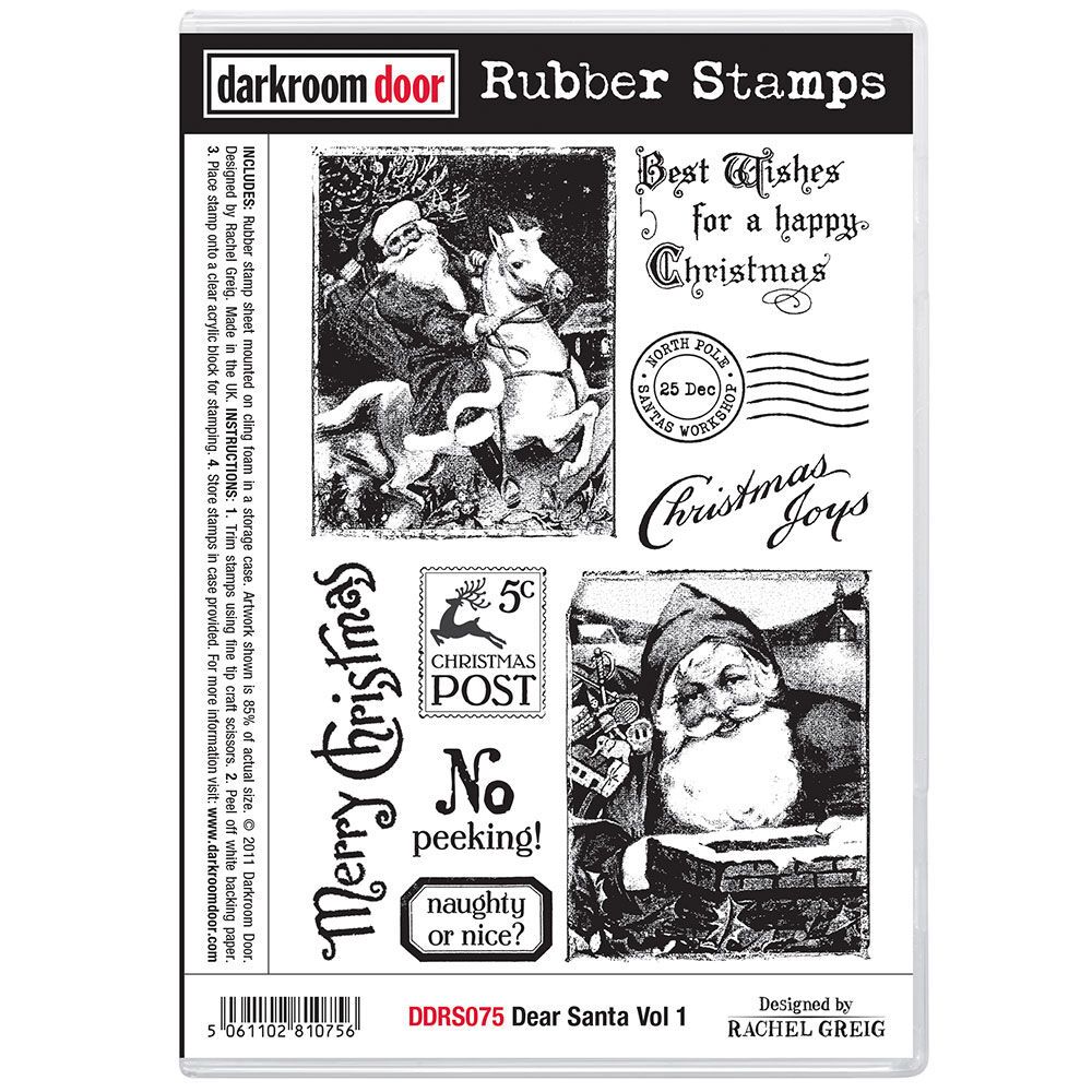 Darkroom Door - Rubber Stamp Set - Dear Santa Vol 2 Darkroom Door - Rubber Stamp Set - Dear Santa Vol 2