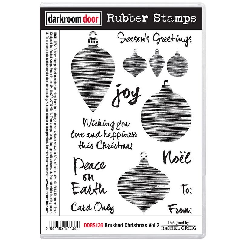 Darkroom Door - Rubber Stamp Set - Brushed Christmas Vol 2