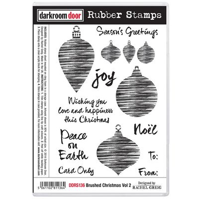 Darkroom Door - Rubber Stamp Set - Brushed Christmas Vol 2