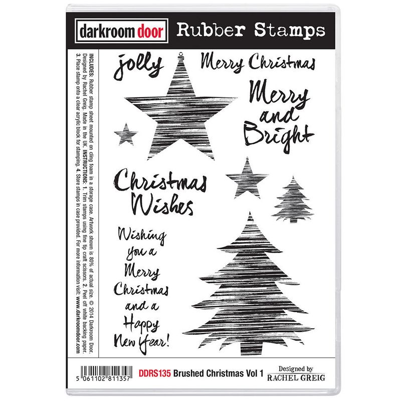 Darkroom Door - Rubber Stamp Set - Brushed Christmas Vol 2