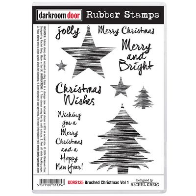 Darkroom Door - Rubber Stamp Set - Brushed Christmas Vol 2