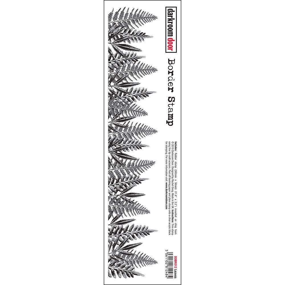 Darkroom Door - Border Stamp - Leaves