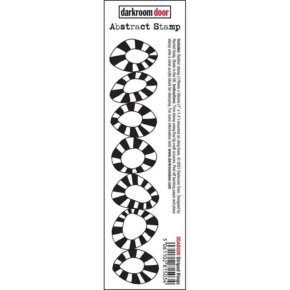 Darkroom Door - Abstract Stamp - Striped Rings