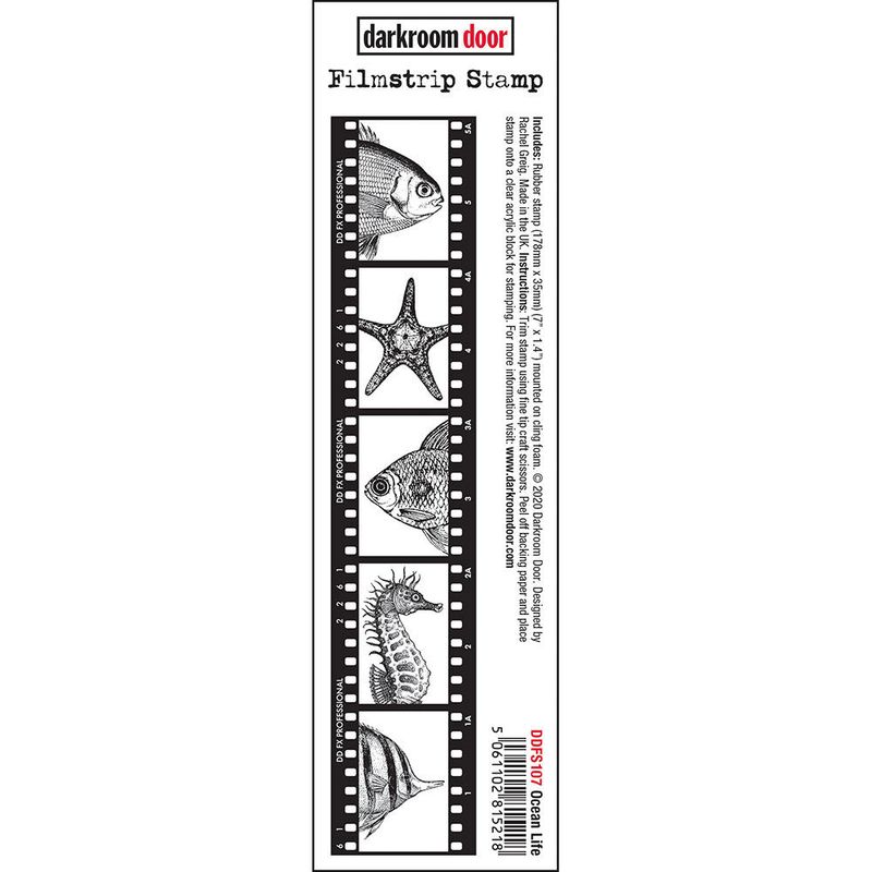 Darkroom Door - Filmstrip Stamp - Ocean Life