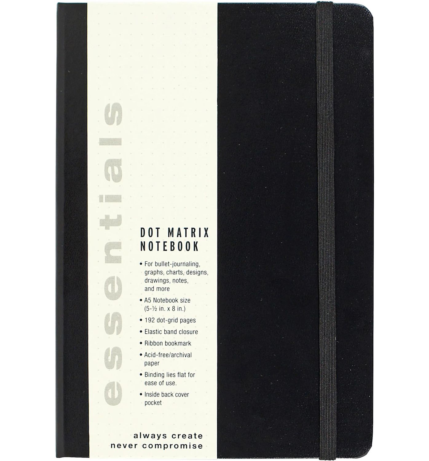Peter Pauper Press - Essentials Leather Dot Matrix Notebook Peter Pauper Press - Essentials Leather Dot Matrix Notebook