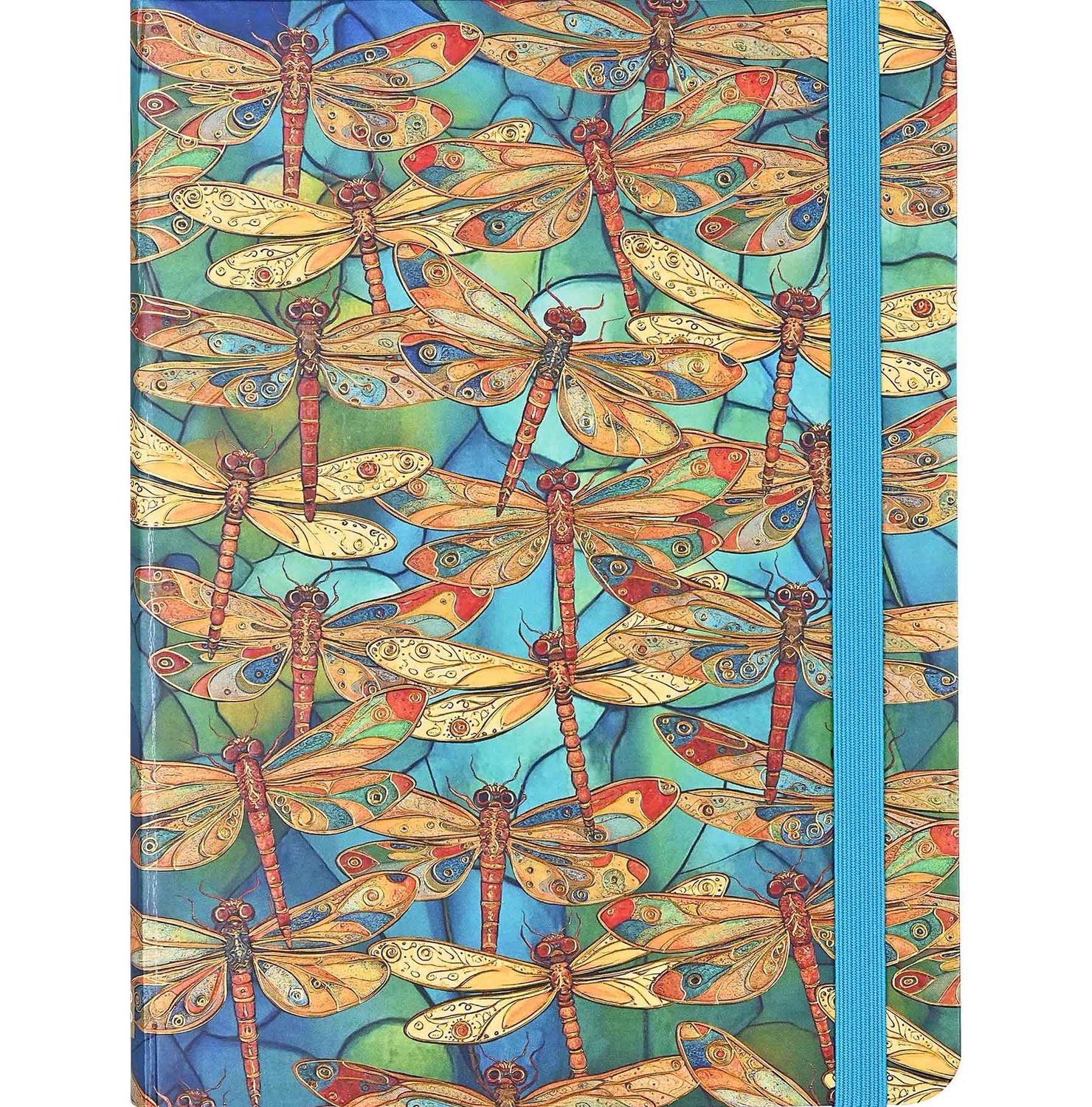 Peter Pauper Press - Lined Journals - 6 1/4'' x 8-1/4'' - Gilded Dragonflies Peter Pauper Press - Lined Journals - 6 1/4'' x 8-1/4'' - Gilded Dragonflies