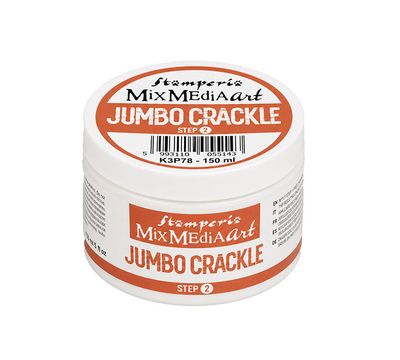Stamperia - Jumbo Crackle - Step 2 - 150ml - Transparent Stamperia - Jumbo Crackle - Step 2 - 150ml - Transparent